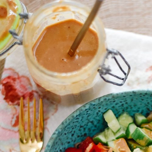 Delicious Peanut Satay Sauce (made with Peanut Butter Powder!) Yummy