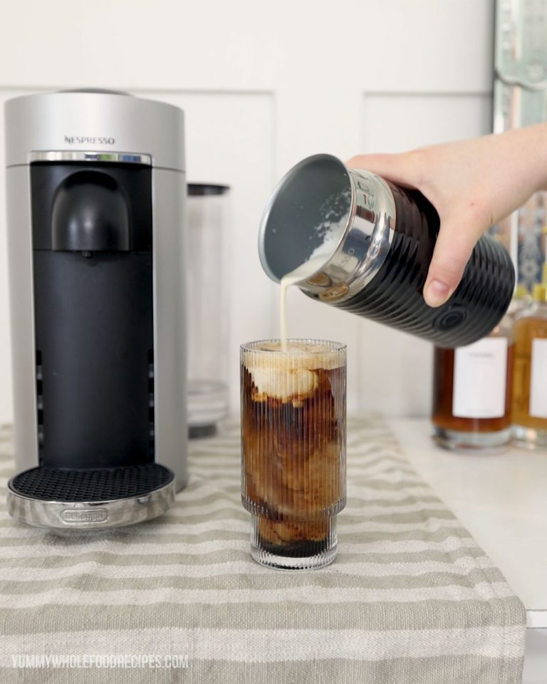 How to Make Easy Iced Coffee with Nespresso Vertuo - Yummy Whole Food - How To Make Iced Coffee With Nespresso Vertuo