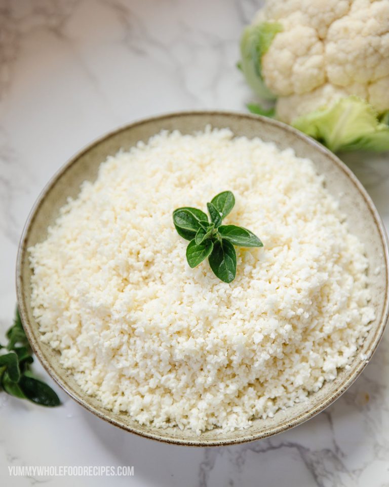 Make Perfect Cauliflower Rice with a Food Processor