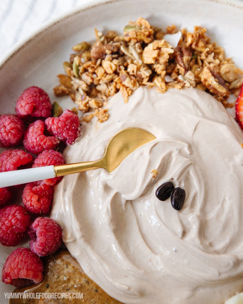 Mocha Coffee Greek Yogurt Recipe (So Easy to Make!) - Yummy Whole Food ...